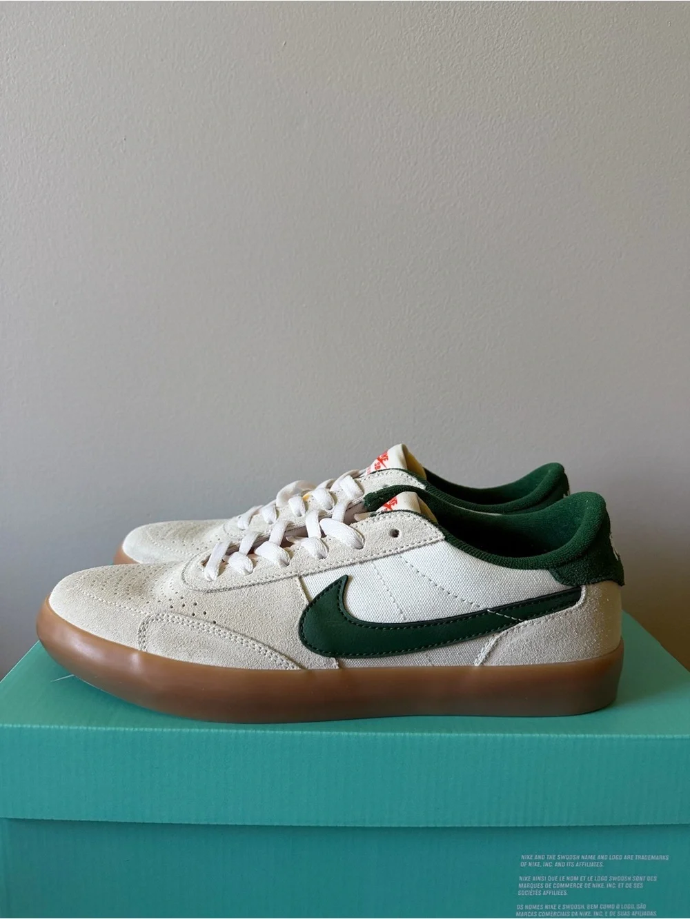 Nike SB Heritage Vulc Green Sail CD5010-104 Men’s Size 9